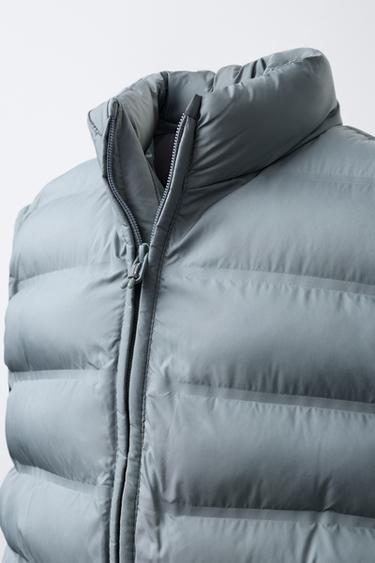 GILET ULTRALÉGER DÉPERLANT - Gris bleu de Zara - Image 3