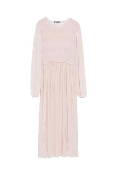 FLOWY ELASTICIZED DRESS