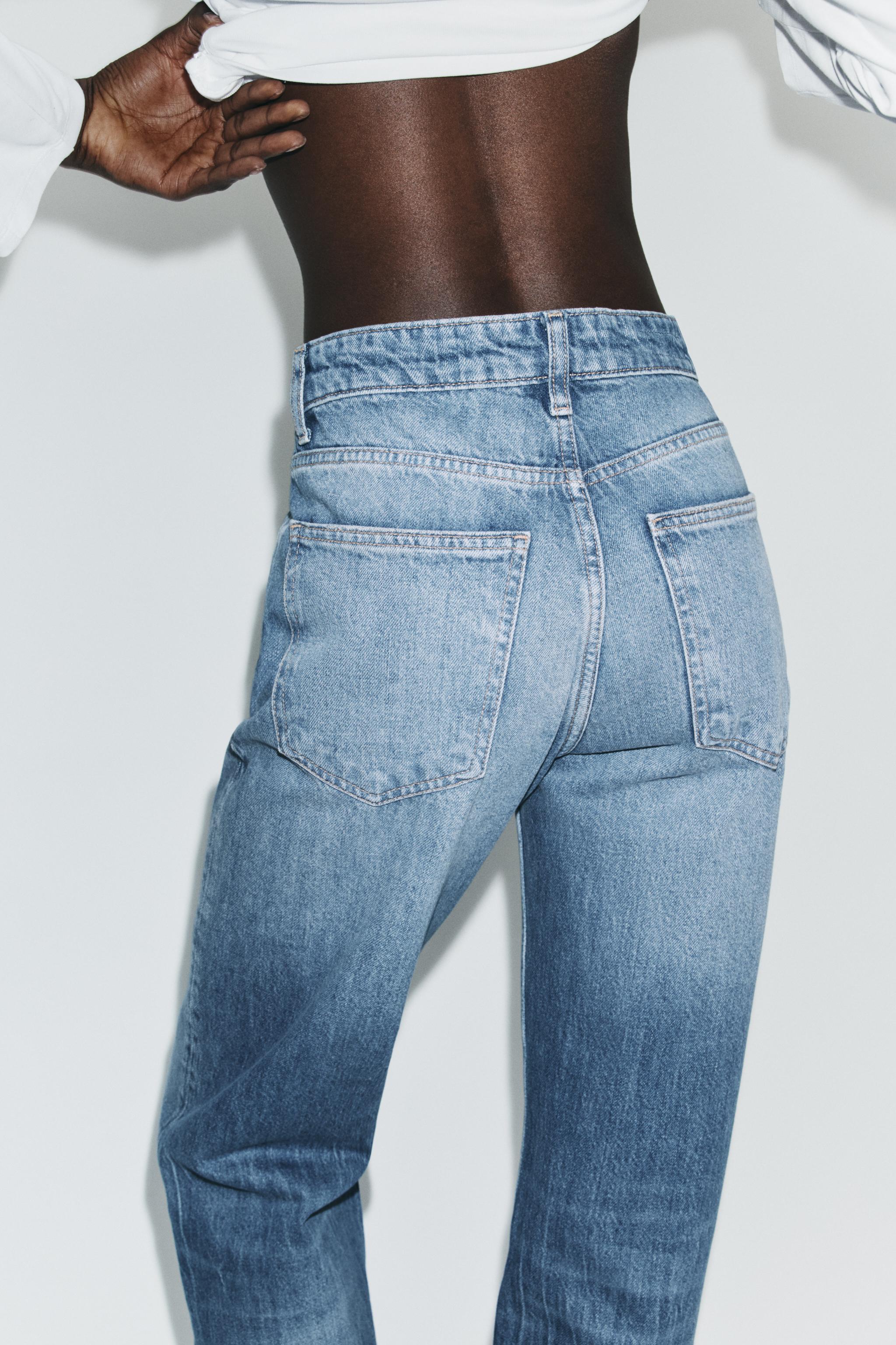 TRF HIGH-WAIST WIDE LEG JEANS