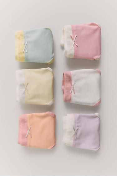 1 1/2-6 AÑOS/ PACK SEIS BRAGUITAS CONTRASTE - Multicolor de Zara