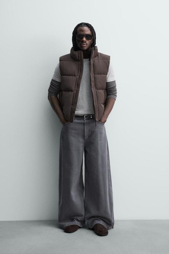 CROPPED FIT PADDED VEST