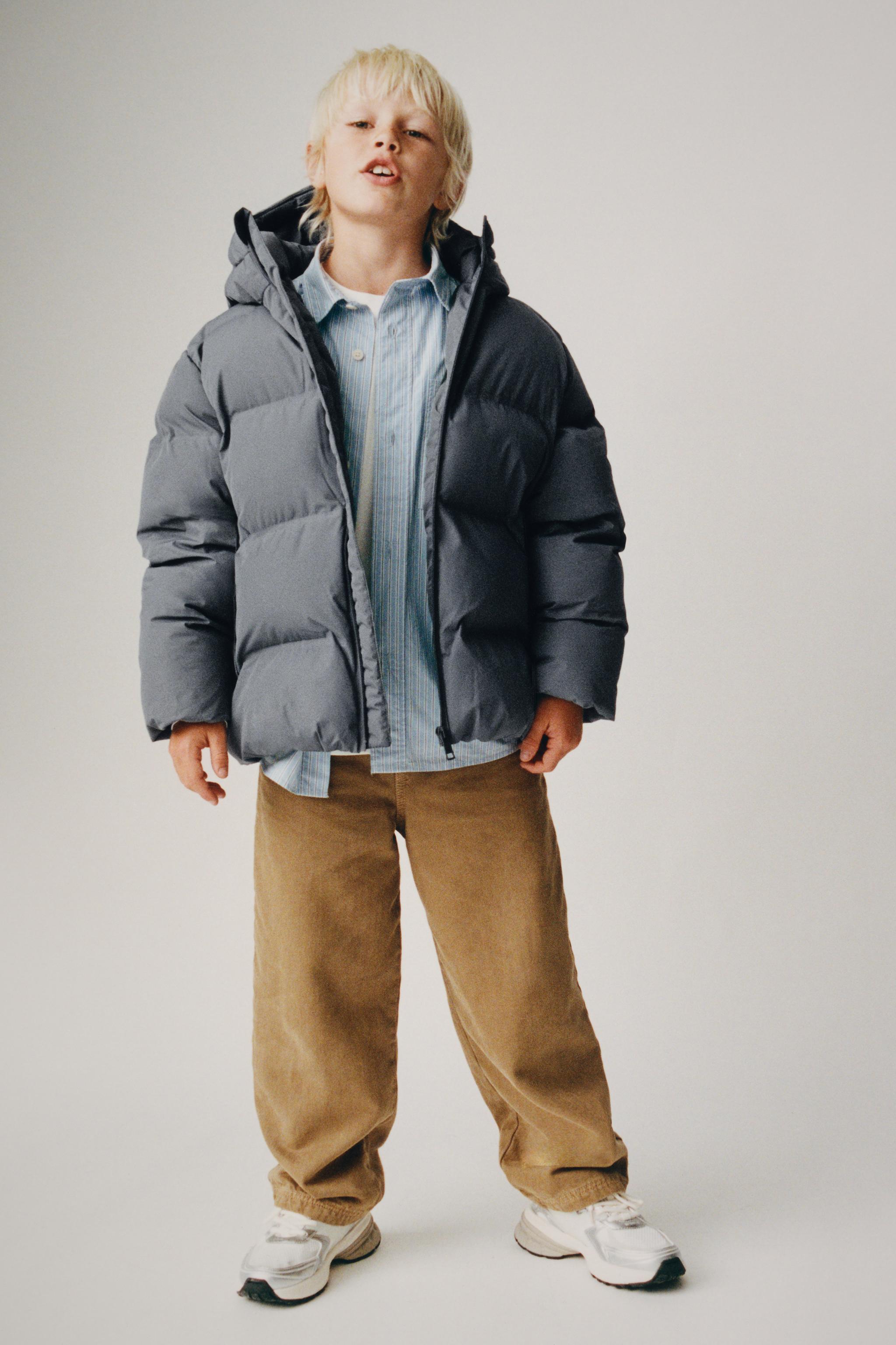 WATER REPELLENT LABELLED COAT Grey ZARA United Kingdom