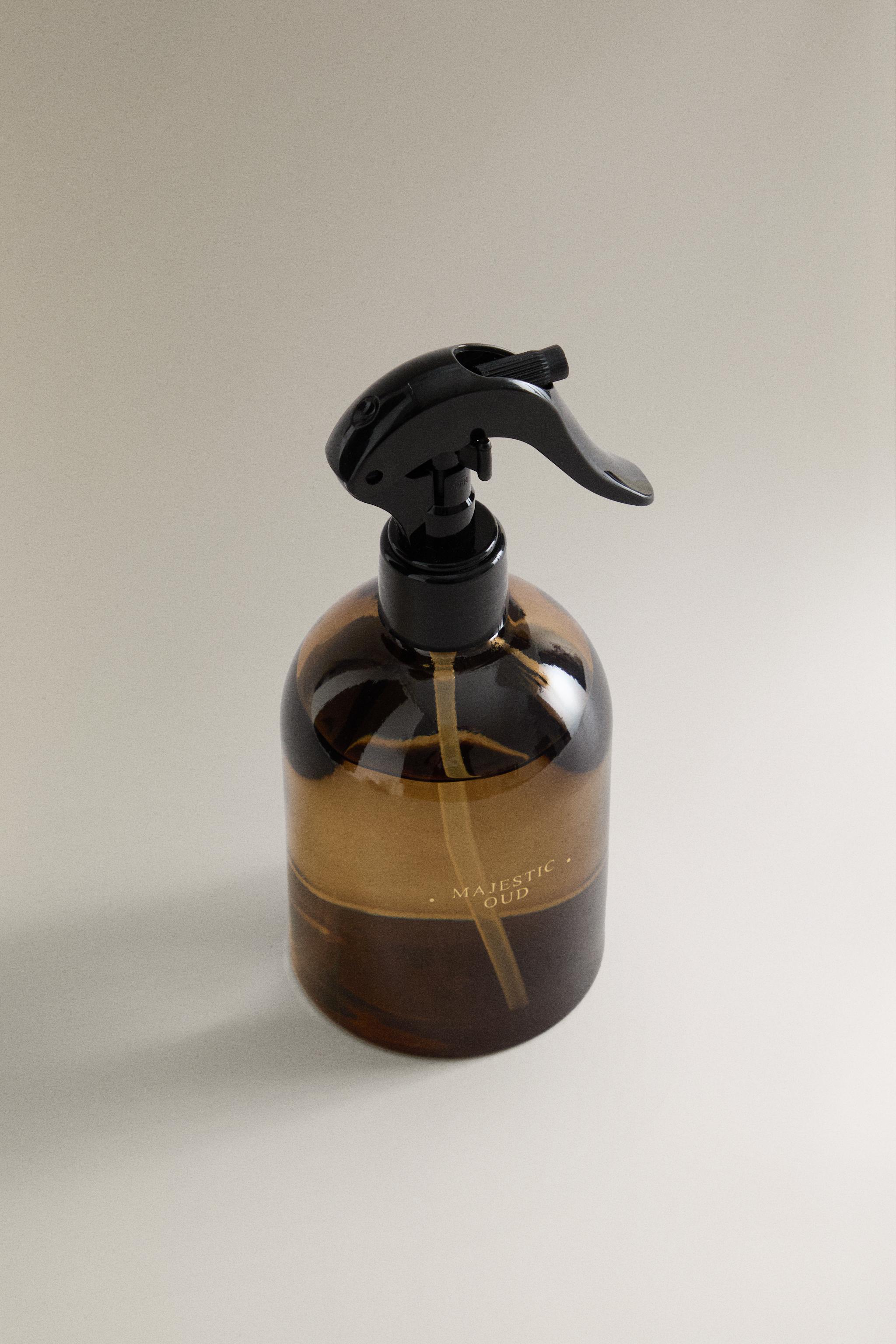 (230 ML) MAJESTIC OUD AIR FRESHENER SPRAY — Dark brown