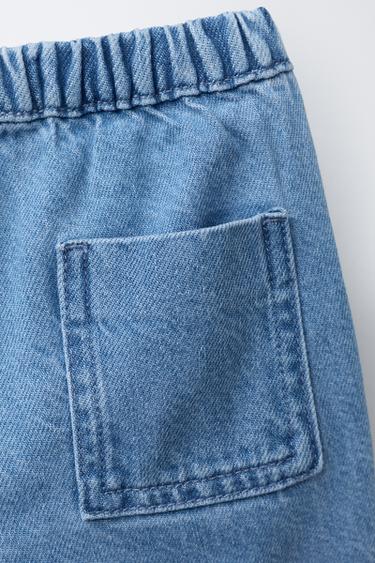 BAGGY DENIM TROUSERS - Blue by Zara - Image 3