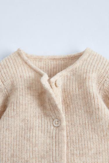 WOOL AND CASHMERE JUMPSUIT - Sand / Marl by Zara - Image 2