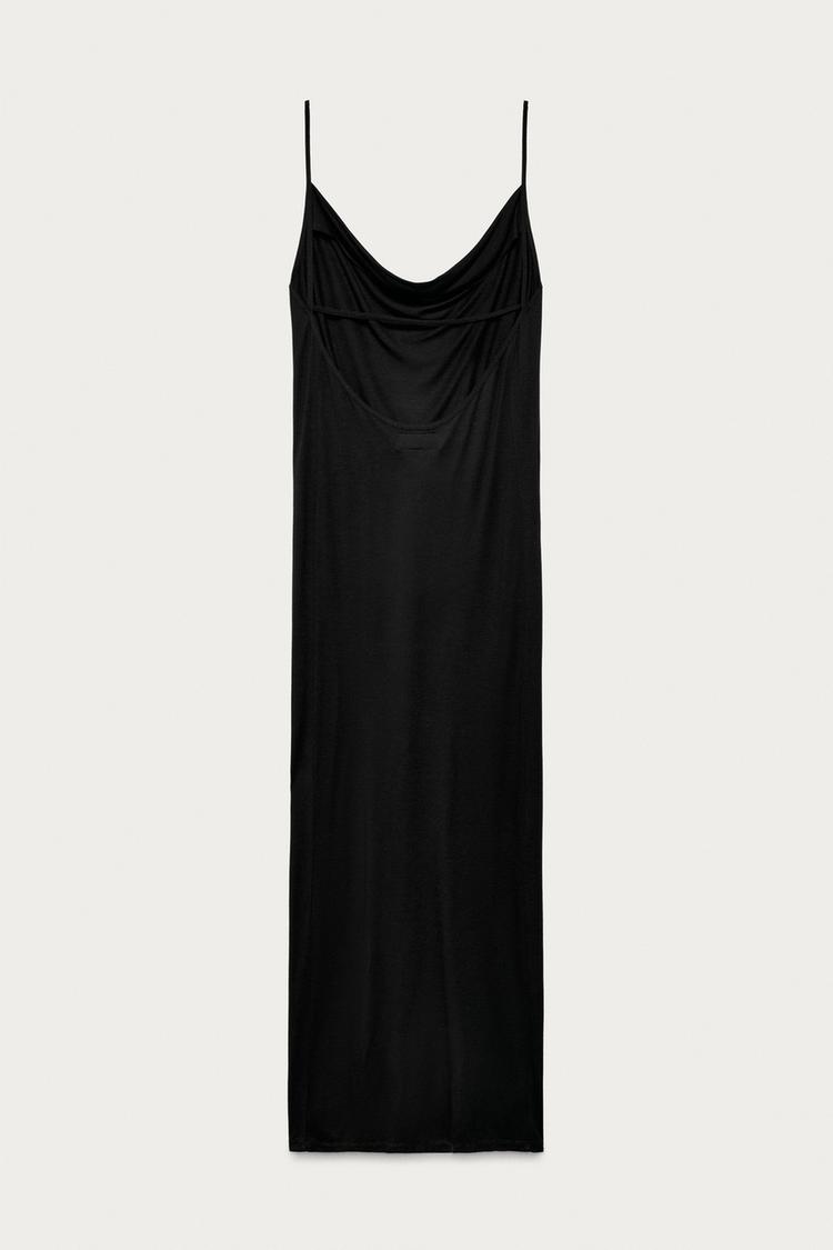 Vestido largo drapeado MARISA BERENSON X ZARA 3
