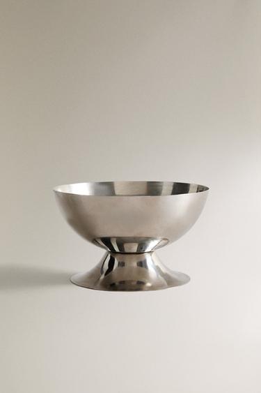 SHINY METAL DESSERT CUP - Steel by Zara