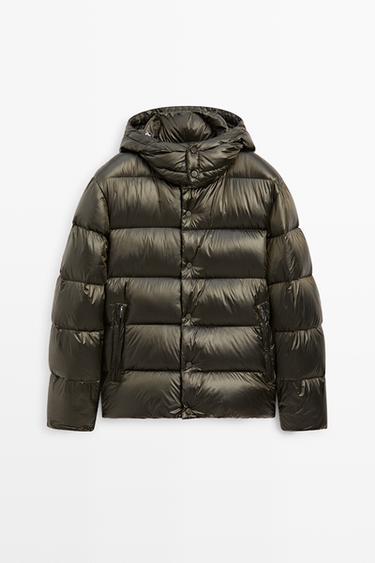 Shiny down jacket — Green 2