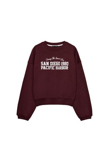 SUDADERA TEXTO - Vino de Zara