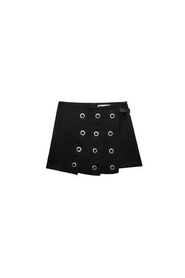 EYELET TRIM MINI SKORT