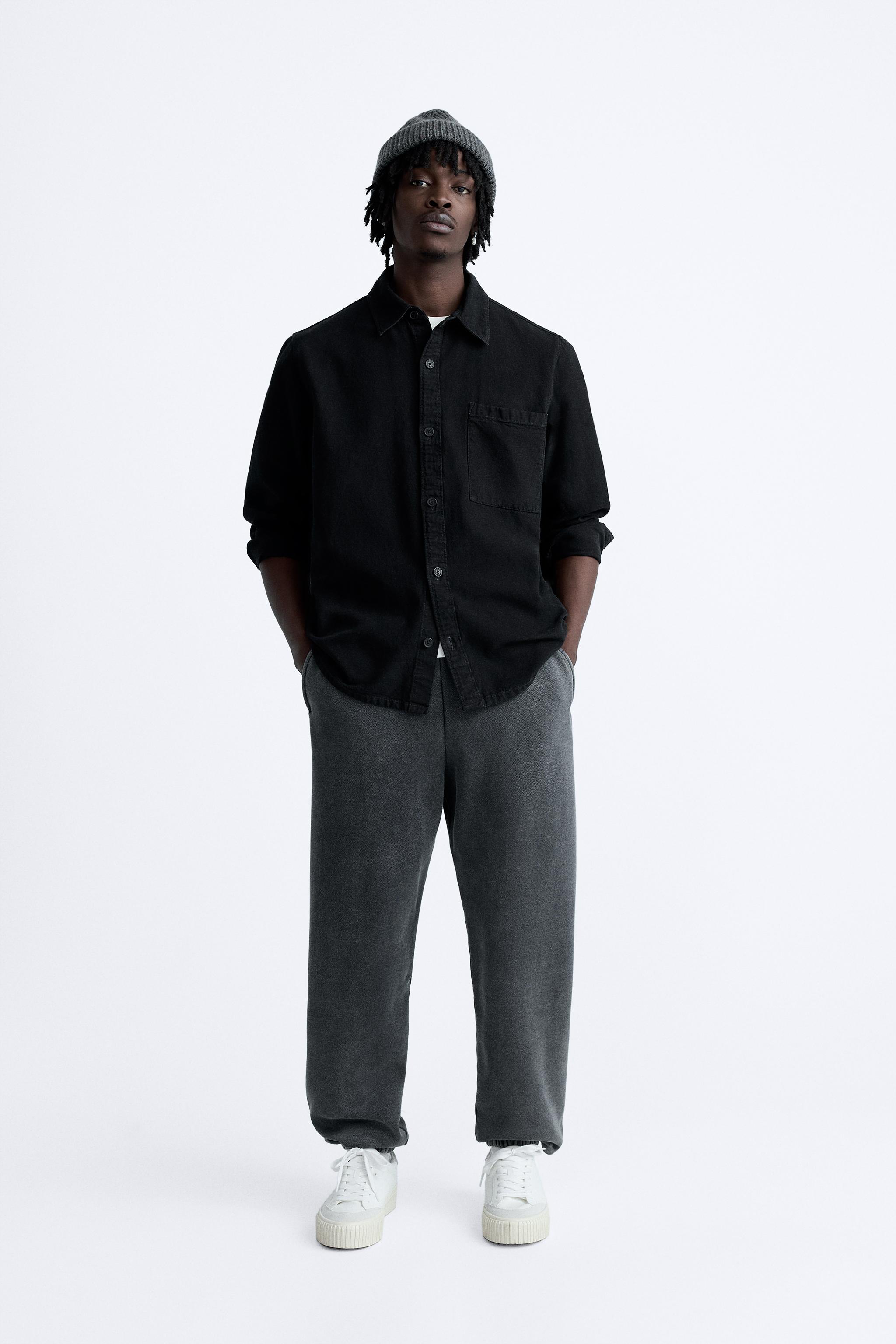 WASHED JOGGER PANTS - Anthracite grey | ZARA United States