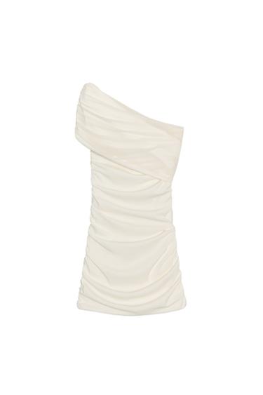 VESTIDO CORTO COMBINADO