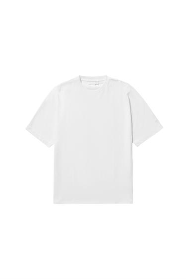 HEAVY WEIGHT SHORT SLEEVE T-SHIRT - White by Zara