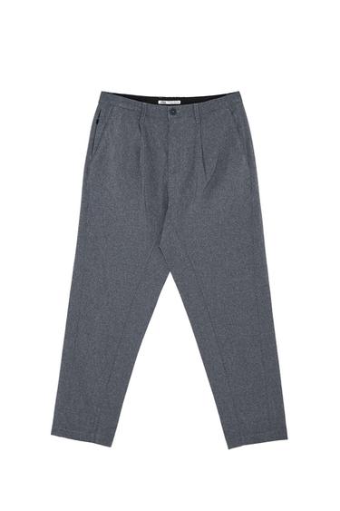 TECHNICAL HEATHERED TROUSERS