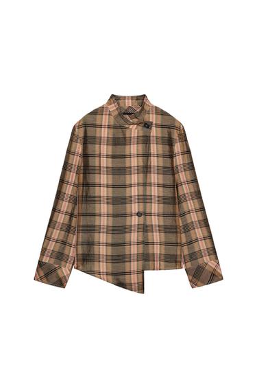 ZW COLLECTION OVERSIZE CHECK OVERSHIRT