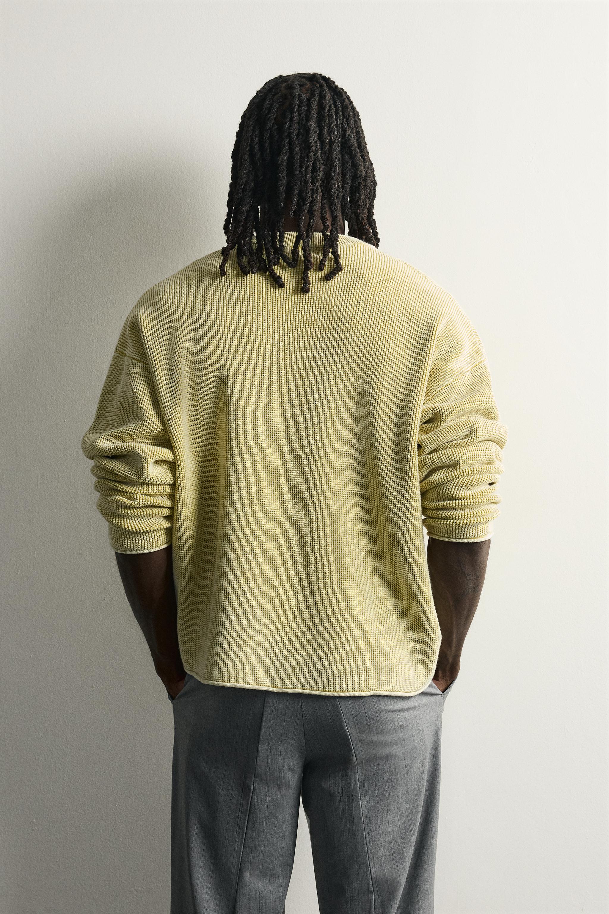 WAFFLE TEXTURE SWEATER - thumbnail 9
