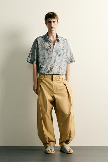 CTTN FLWR SHRT - Printed by Zara - Image 0
