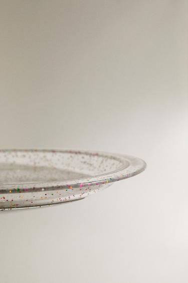 KIDS' TRITAN™ GLITTER PLATE - Transparent by Zara - Image 3