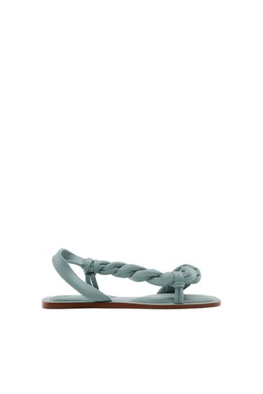 WOVEN LEATHER SANDALS