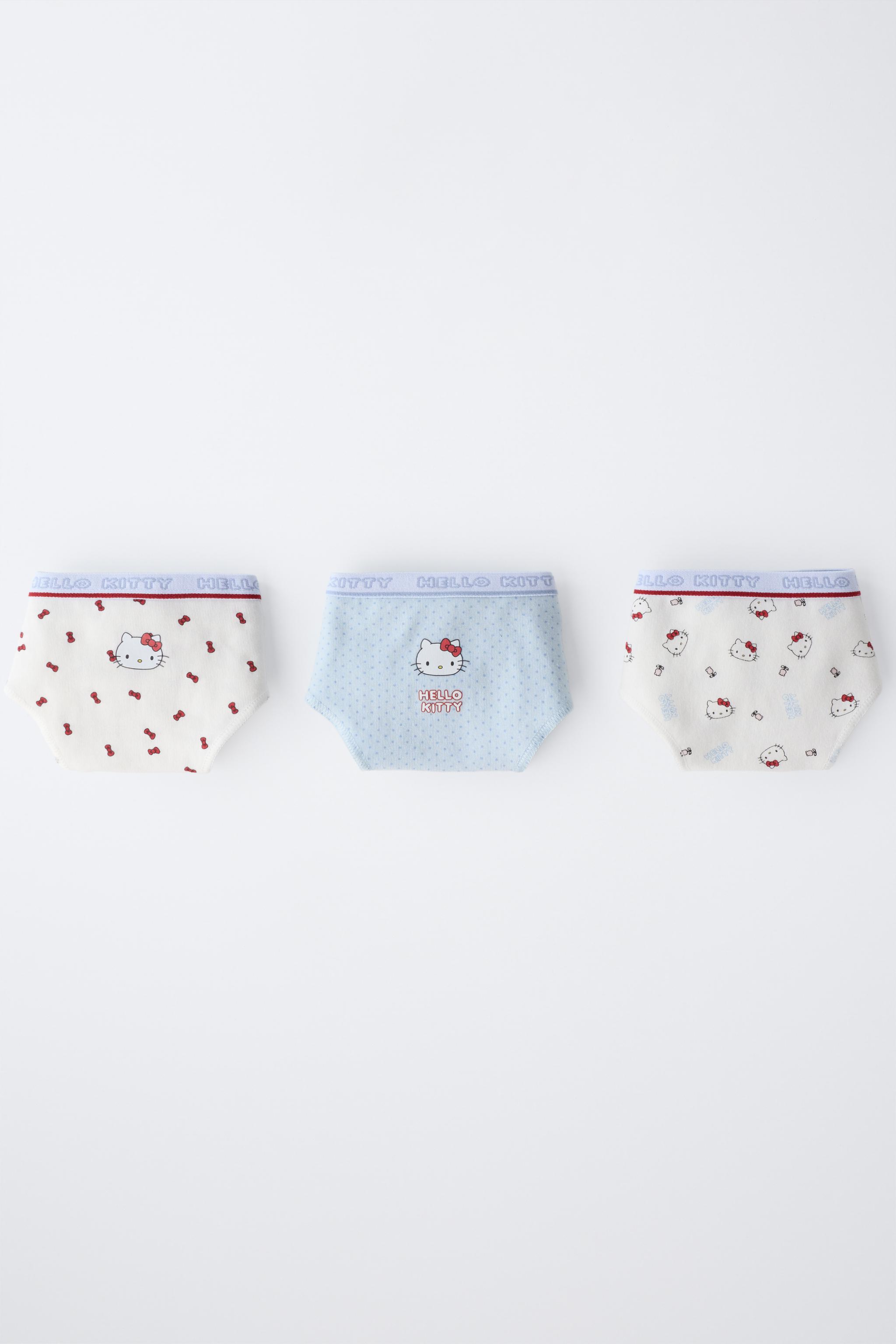 2-6 ANOS/ PACK DE TRÊS CALCINHAS HELLO KITTY © SANRIO - Azul