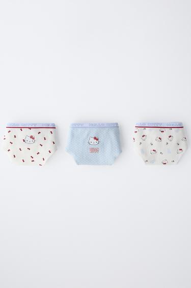 2-6 YEARS/ HELLO KITTY © SANRIO THREE-PACK OF BRIEFS - Blue by Zara - Image 4