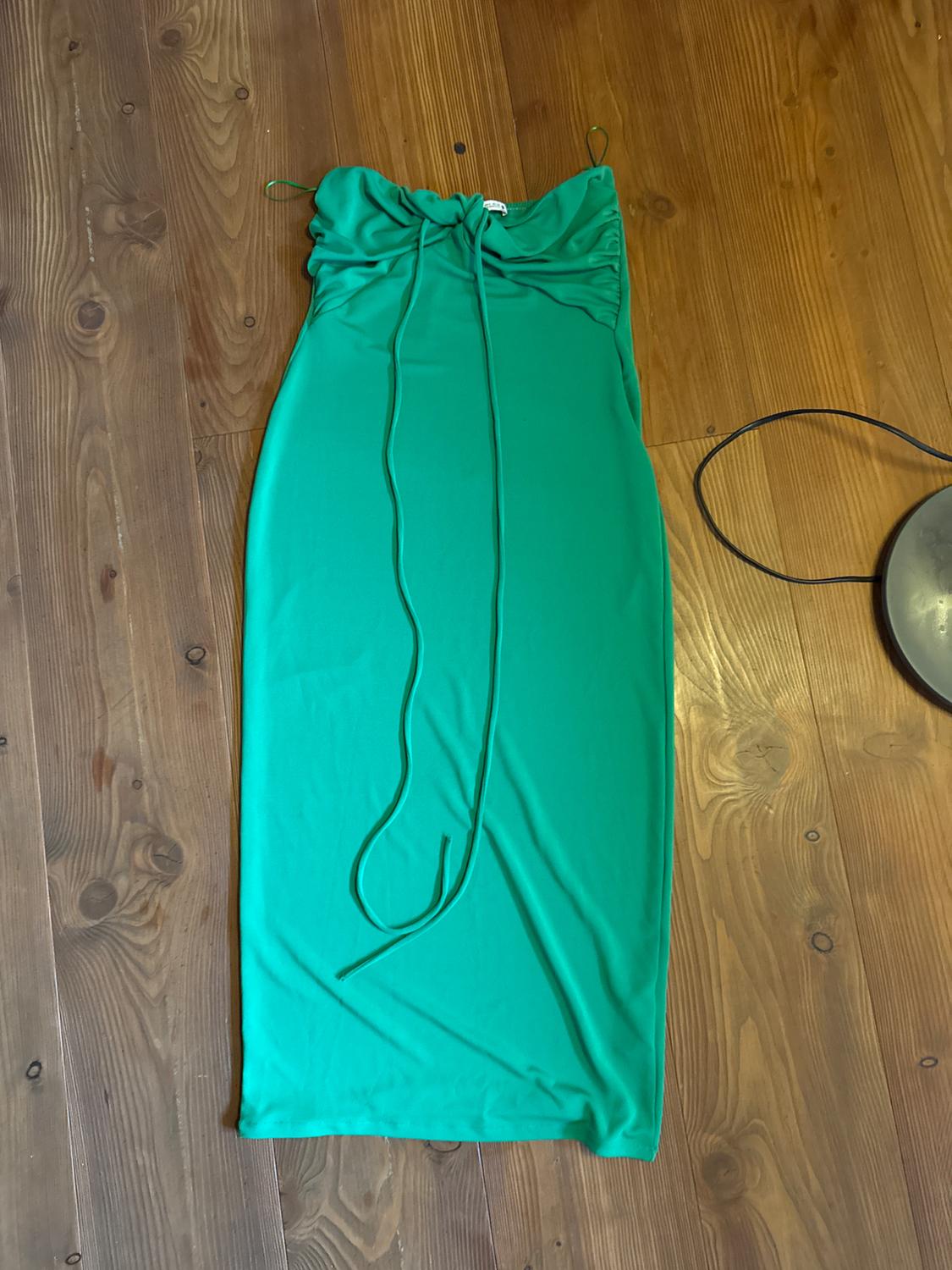 HALTER MIDI DRESS