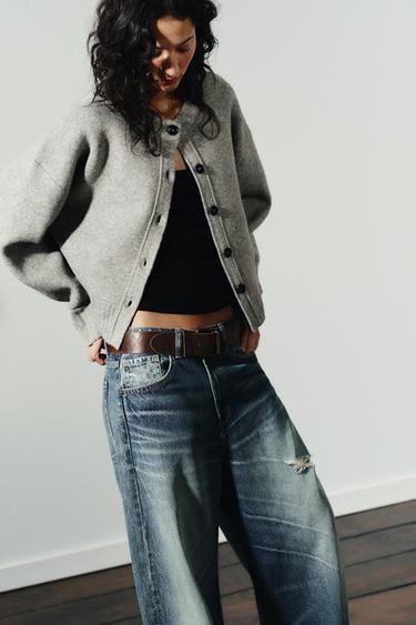 SOFT KNIT CARDIGAN - Grey marl by Zara - Image 2