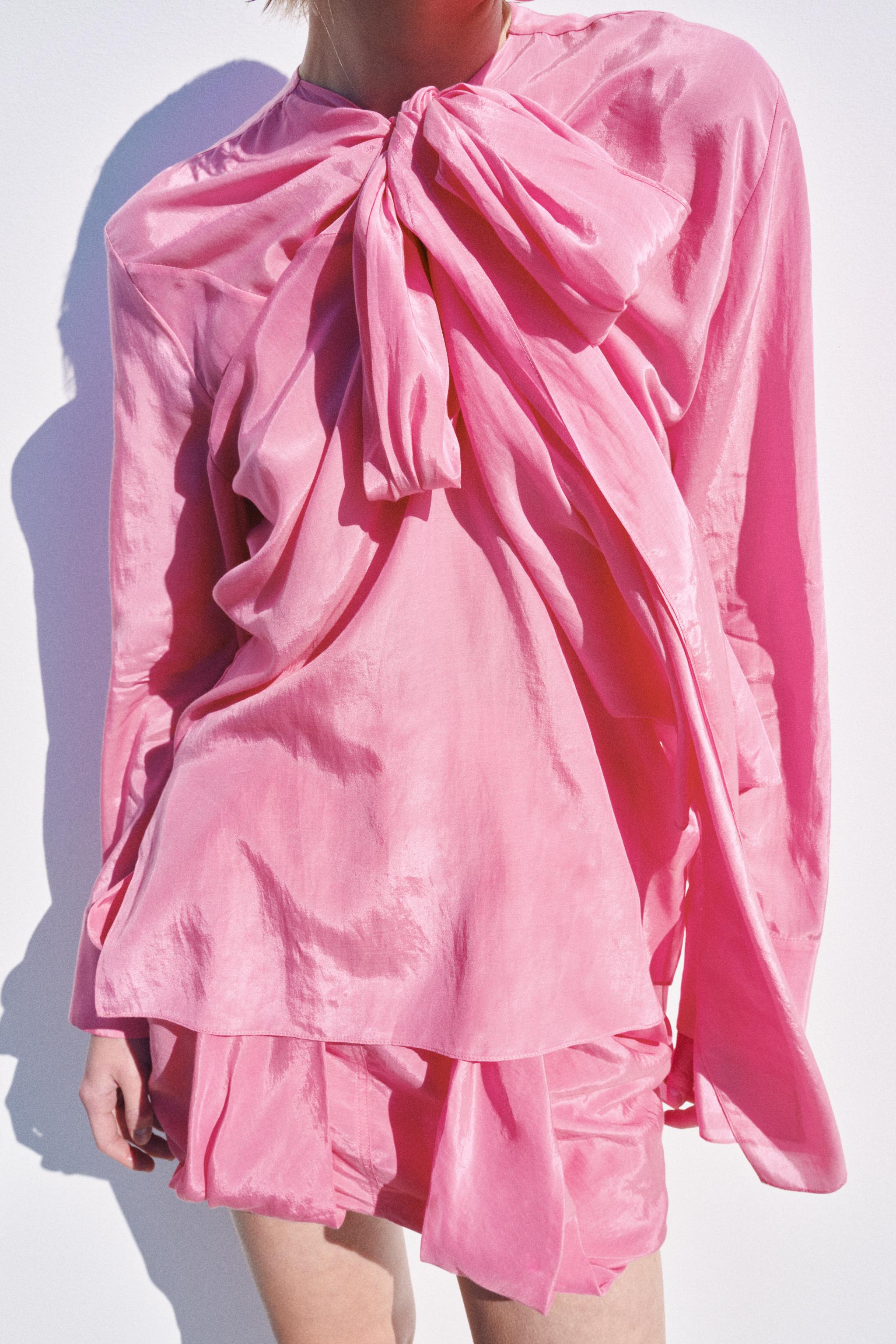 FLOWY BLOUSE WITH TIES ZW COLLECTION
