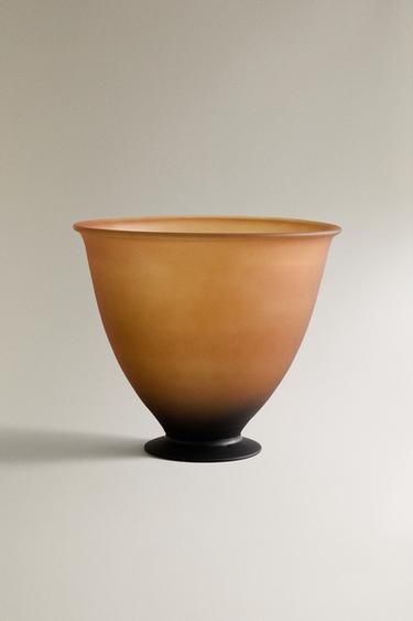 IRIDESCENT GLASS COUPE I COLIN KING - Caramel by Zara