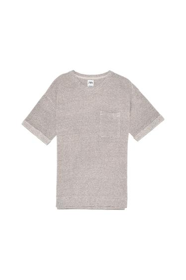 TEXTURED SWEATSHIRT WITH POCKET