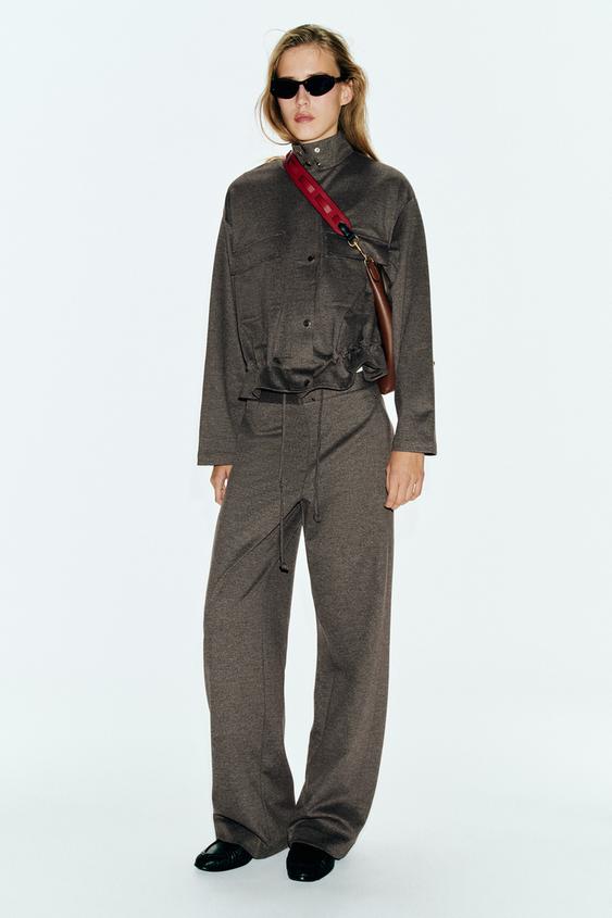 SOFT SAFARI JACKET - brown vigore by Zara - Image 0