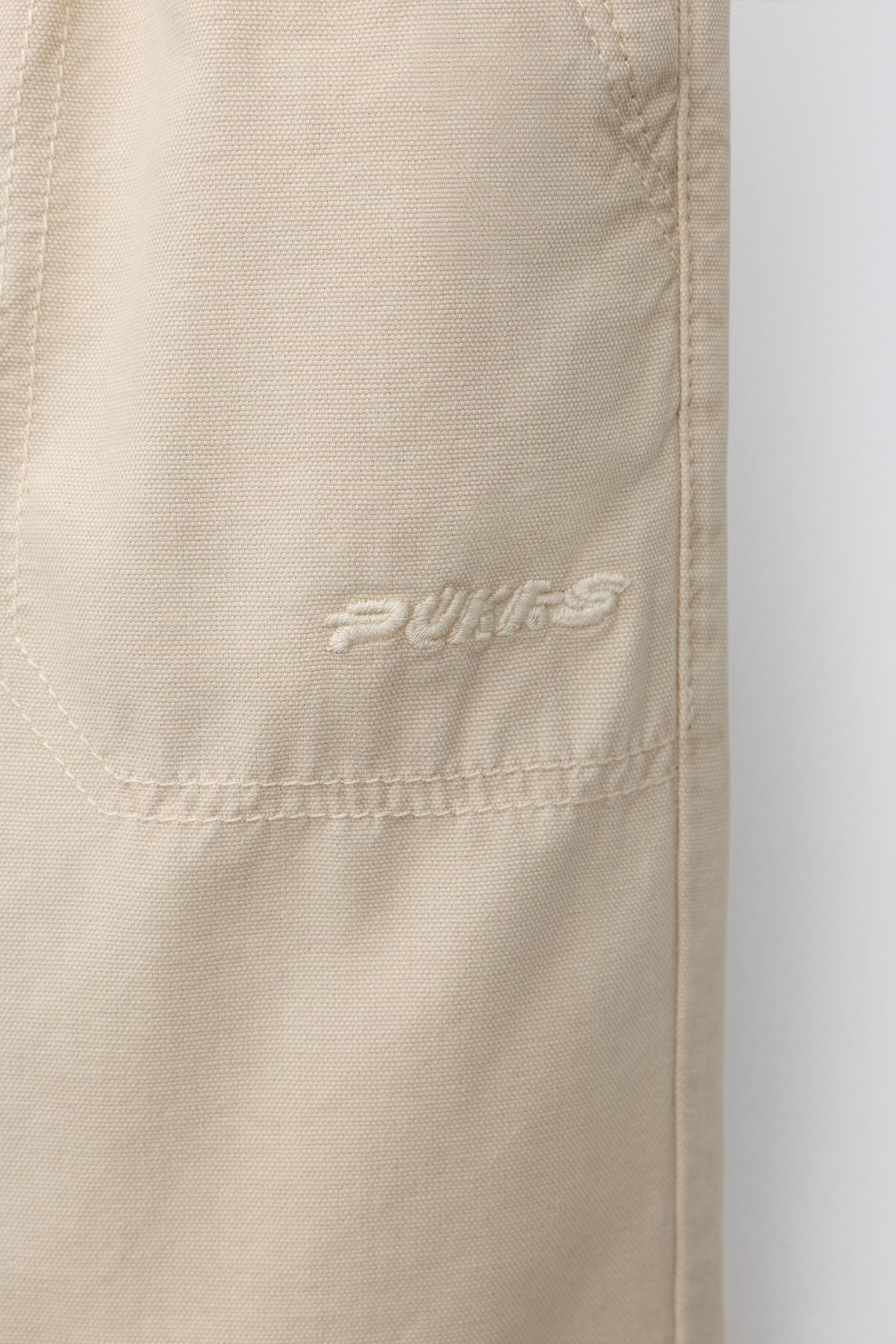 Детские брюки Zara PUKAS SURF CANVAS CARGO PANTS — фото 4
