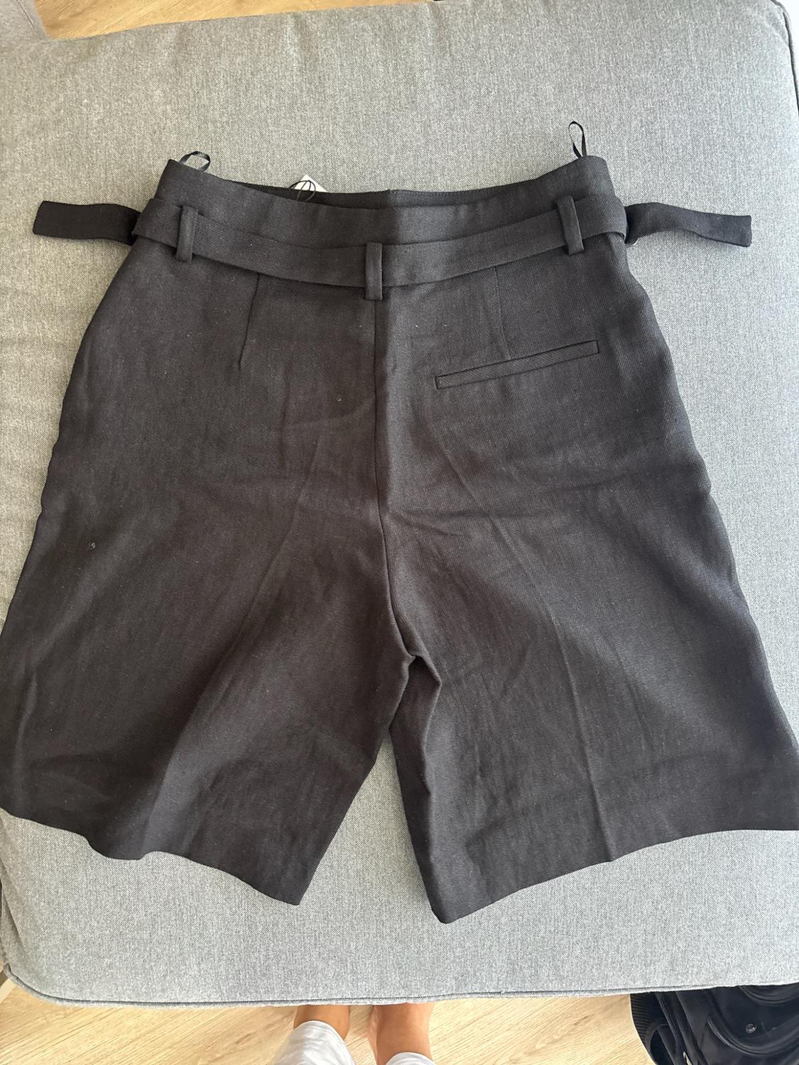 LINEN BLEND BERMUDA SHORTS ZW COLLECTION - Image 2