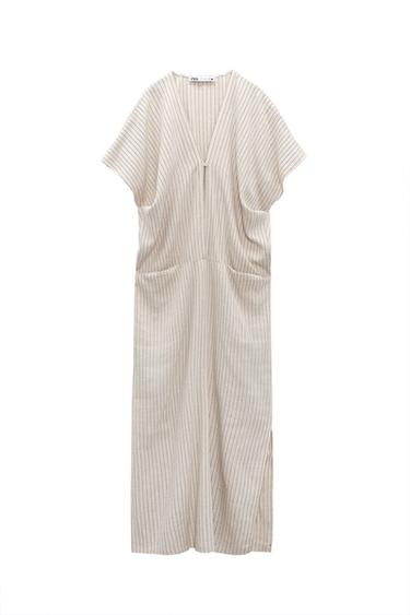 KAFTAN DRESS WITH POCKETS
