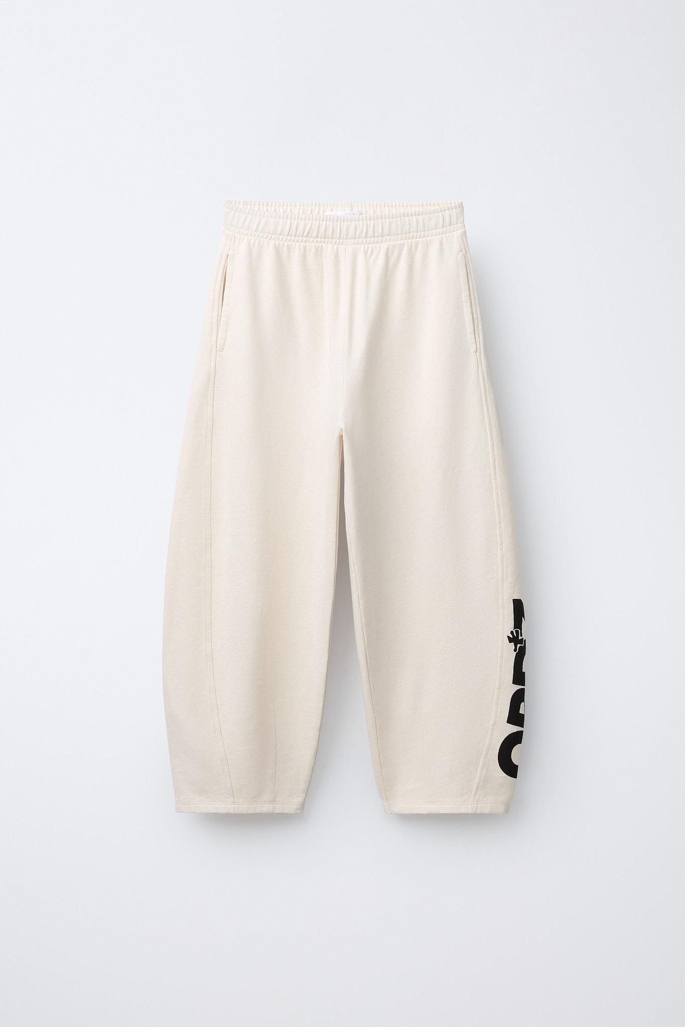 PANTALON EN MOLLETON BARREL LOGO