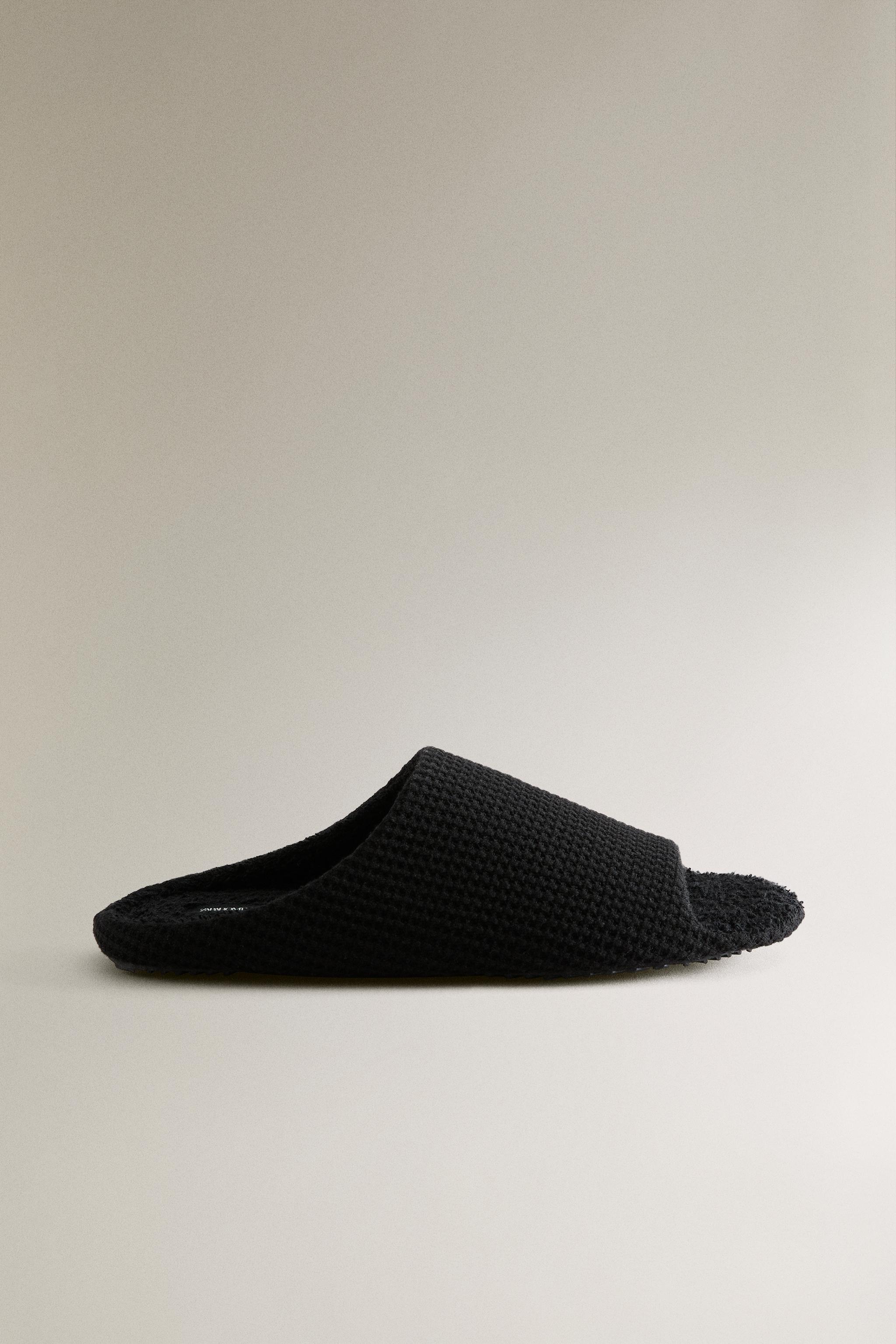 OPEN TERRY BATHROOM SLIPPERS