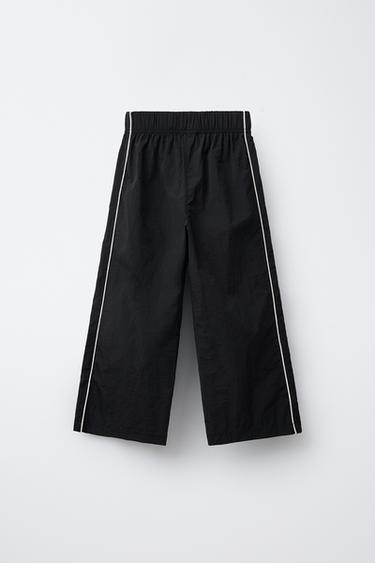 TECHNICAL JOGGERS WITH BOWS - Black by Zara - Image 1