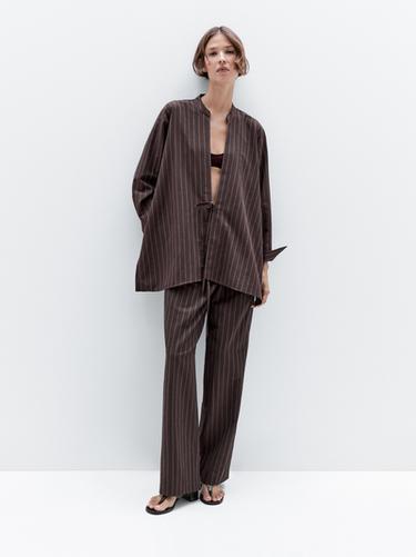 Zara Flowing pinstripe kimono - various - Image 0