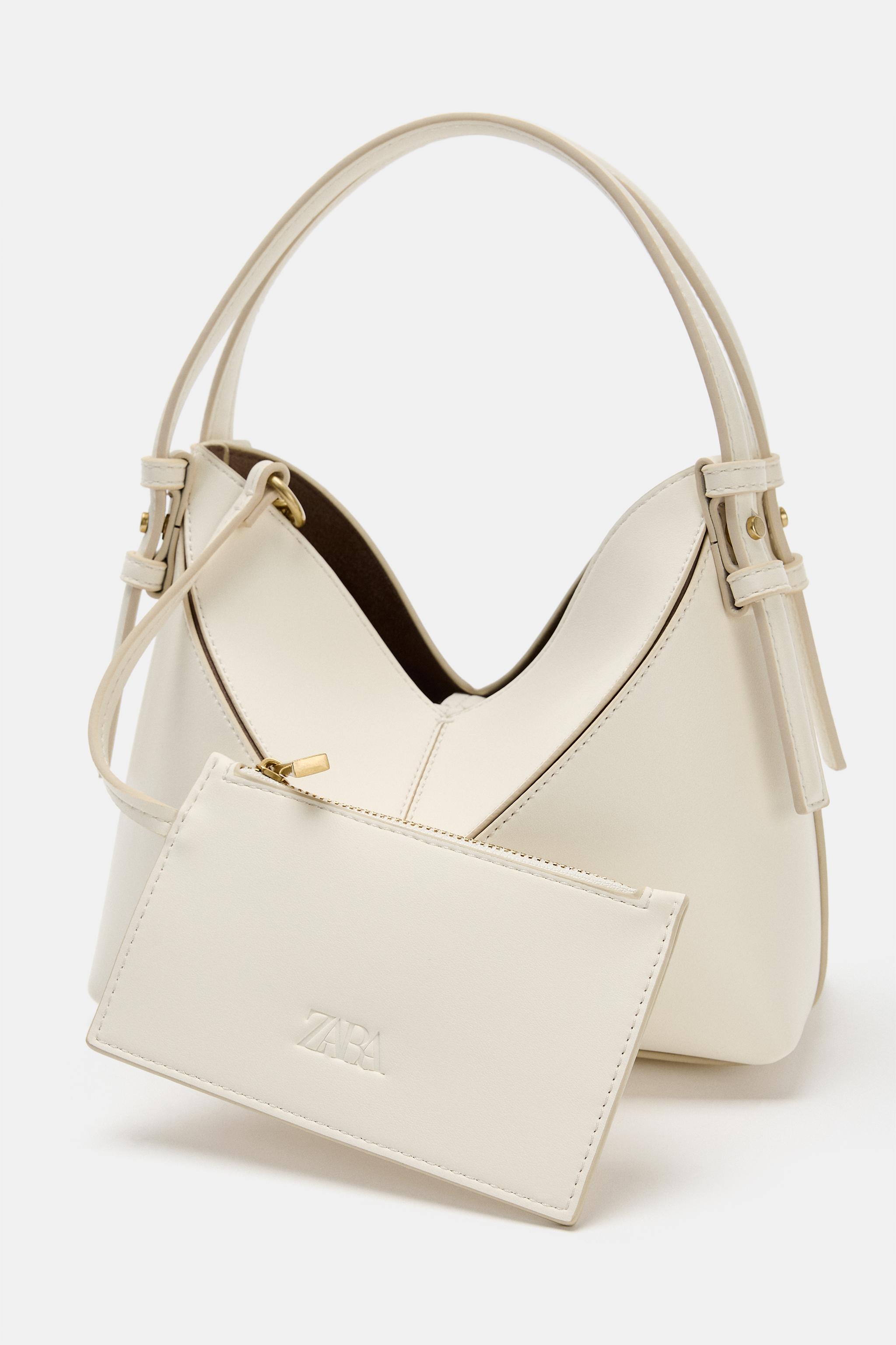 Zara Mini Dikişli Kese Çanta görsel 5