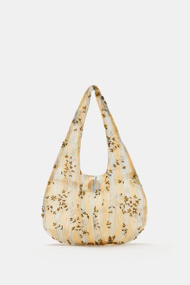 APPLIQUÉ PRINT BAG - Yellow by Zara