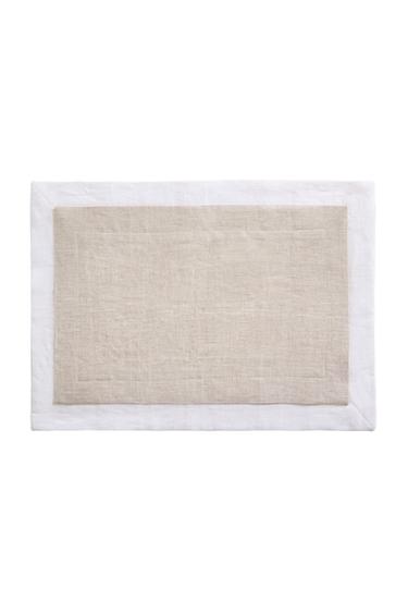 DOUBLE-LAYER PLACEMAT - Light beige by Zara