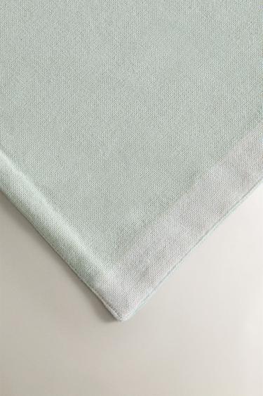 TABLE RUNNER WITH COLOURED BORDER - Greenish by Zara - Image 2