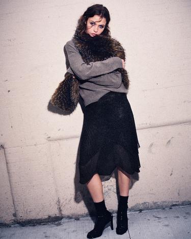 LOOK - Visón metal de Zara