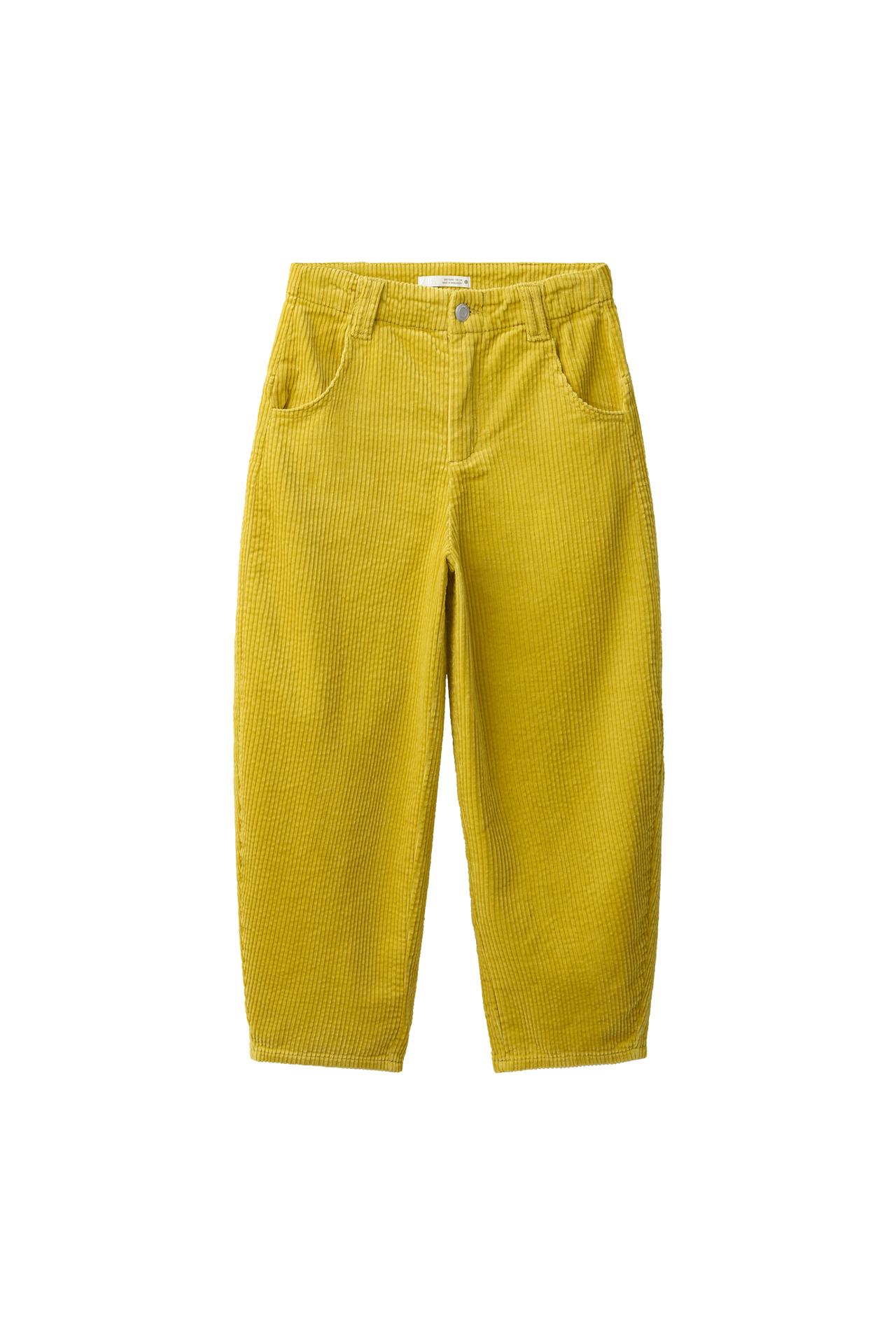 BARREL CORDUROY TROUSERS