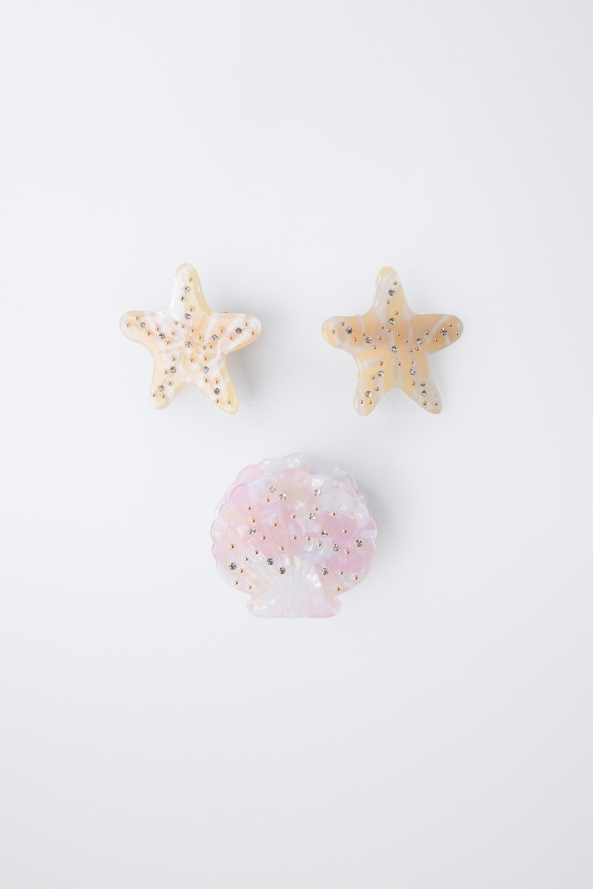 【ELLE掲載商品】プレゼントに*カサンドレヘアクリップ2個セット 楽天市場】ミニクリップ 2個セット ブラウン ＆ ブラック BLAZE