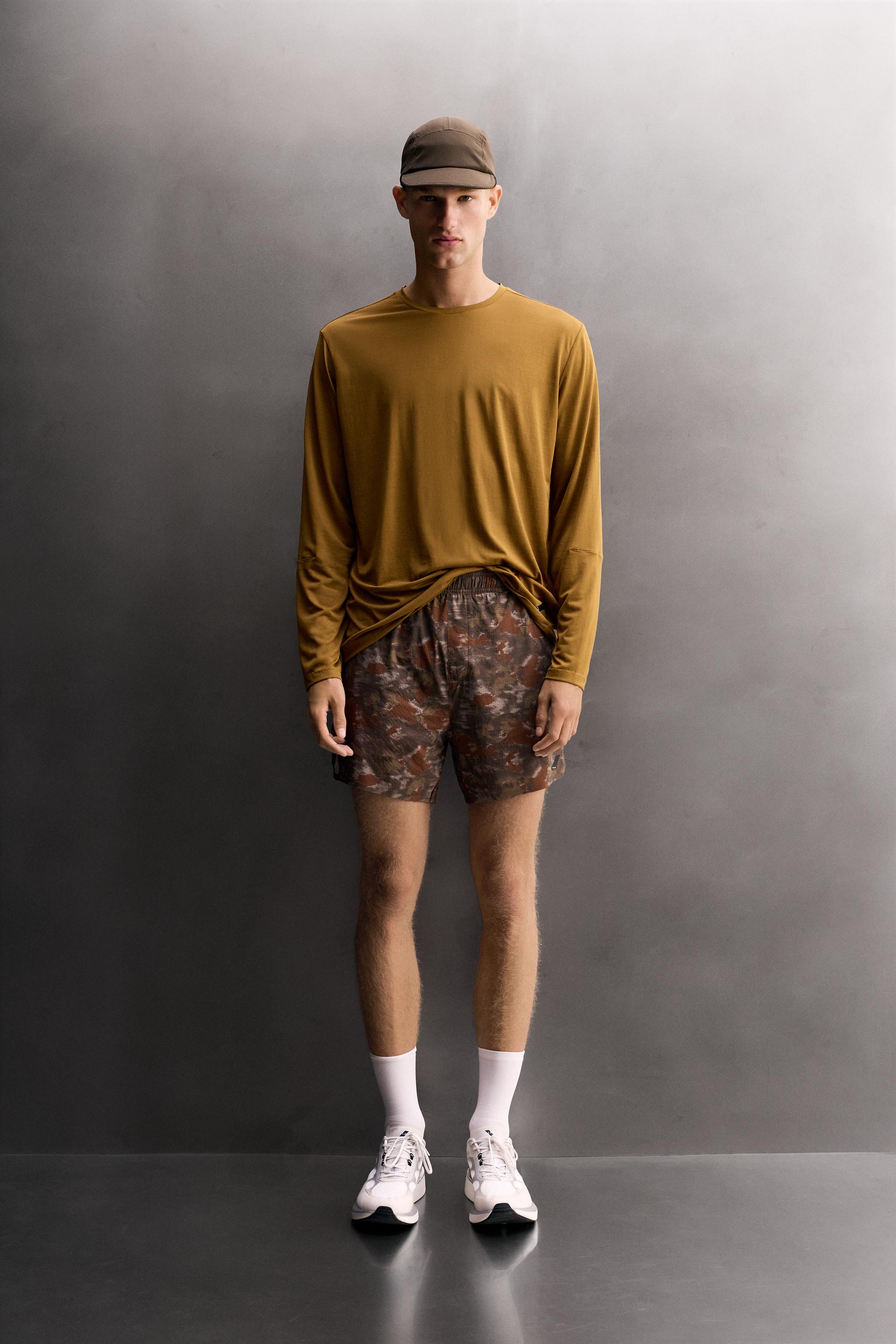 PRINTED 5" RUNNING SHORTS