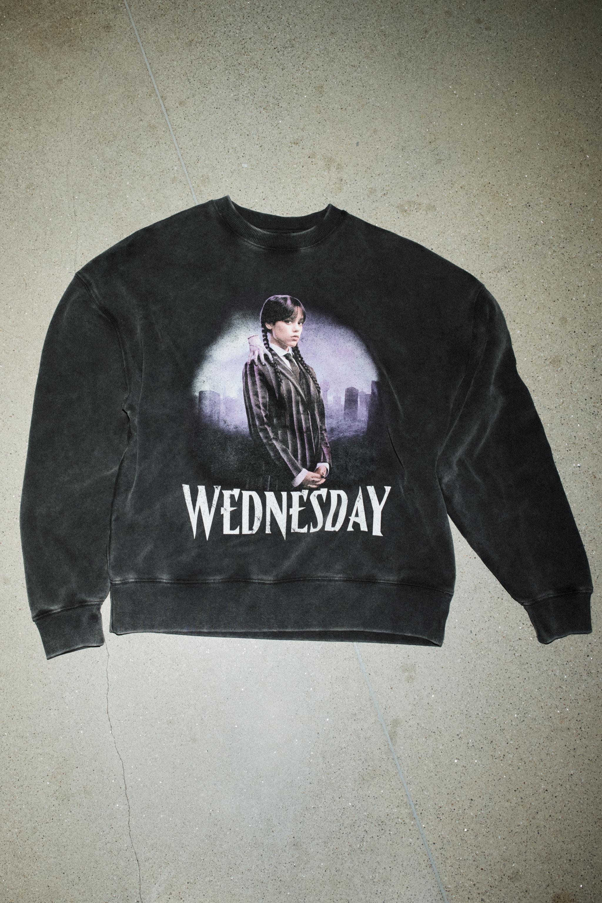 WEDNESDAY© WASHED T-SHIRT - Anthracite grey | ZARA United