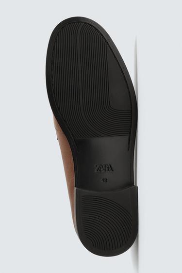 LEATHER PENNY LOAFERS - Brown by Zara - Image 6