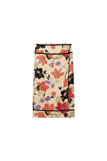 GONNA PAREO FLOREALE ZW COLLECTION - Multicolore di Zara