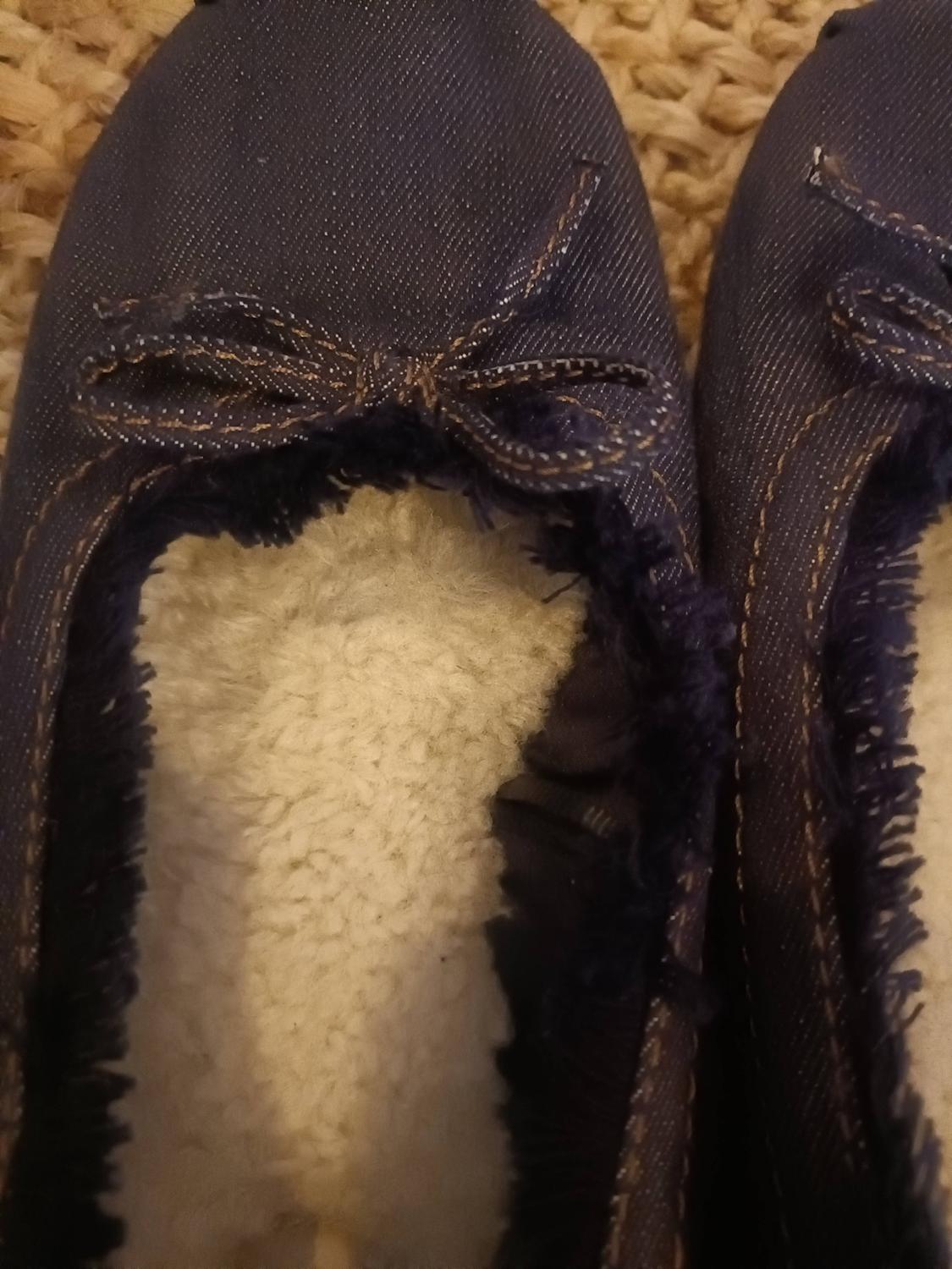 FAUX FUR BALLET FLATS - Image 2